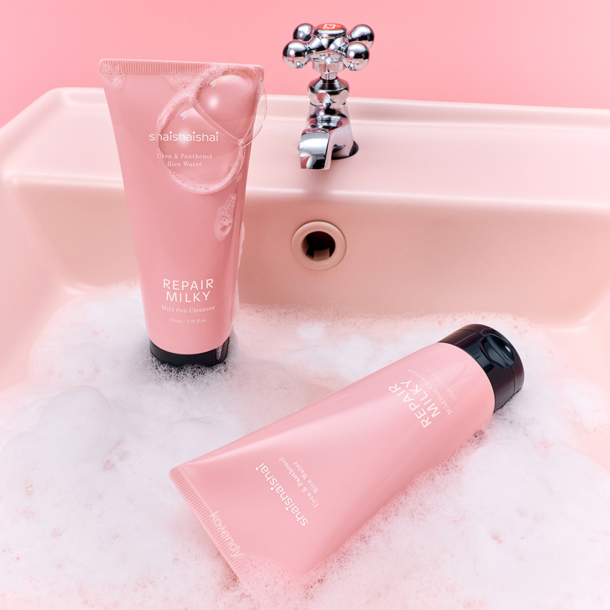 Shaishaishai - Repair Milky Mild Sun Cleanser (Bariyer Destekleyici Pirinç Kepeği Sulu Güneş Kremi Temizleyici) 150ml (%15-%30 Lansman İndirimi)