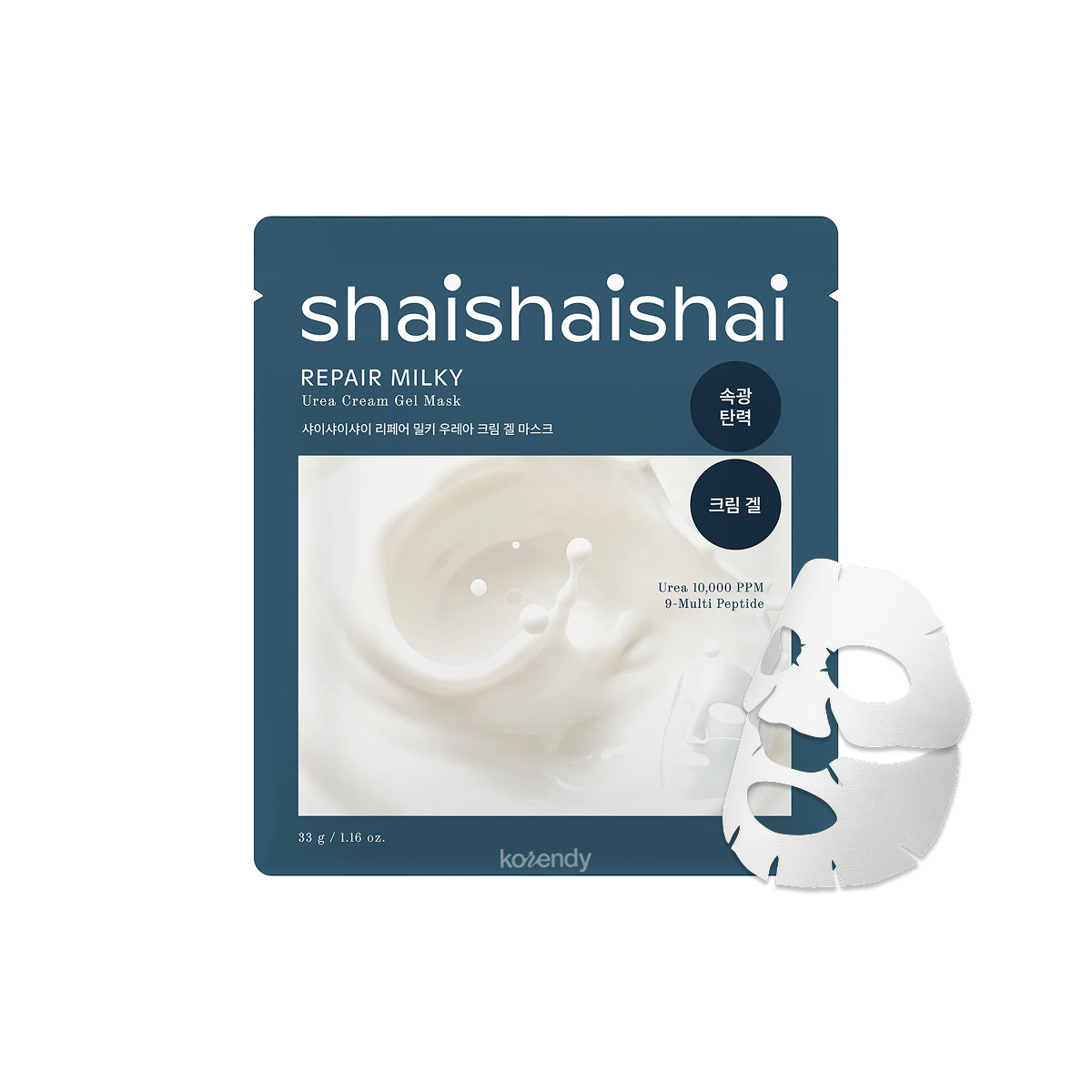 Shaishaishai - Repair Milky Urea Cream Gel Mask (Yoğun Nemlendirici ve Besleyici Üreli Hidrojel Maske) 33g (%15-%30 Lansman İndirimi)