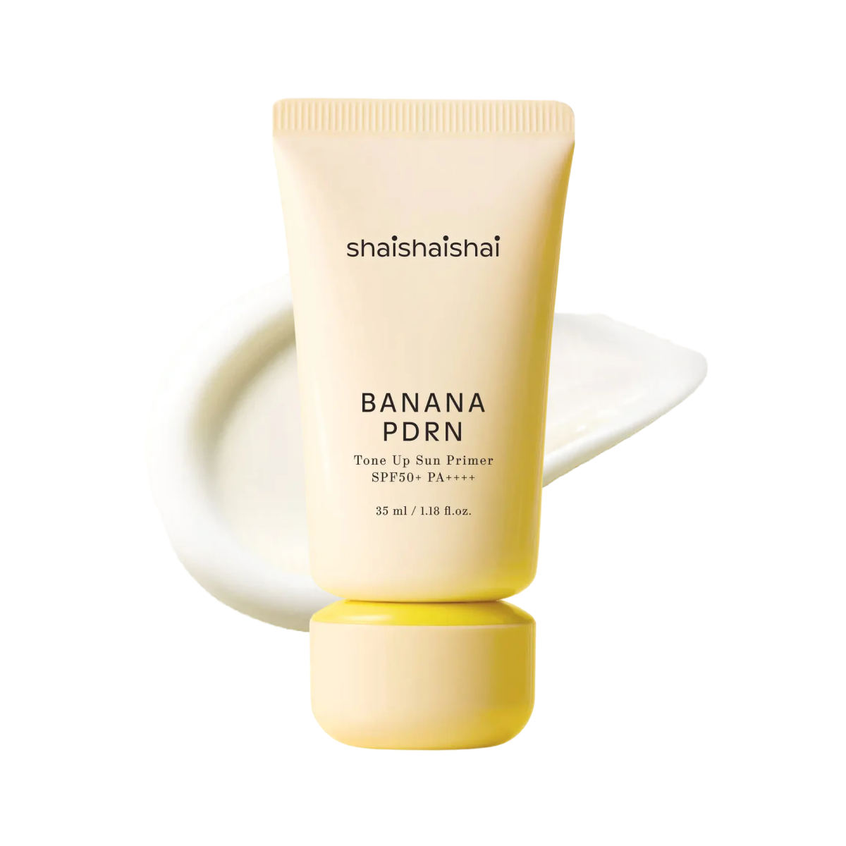 Shaishaishai - Banana PDRN Tone Up Sun Primer SPF50+ PA++++ (Muz PDRN ve Ectoin İçeren Güneş Korumalı Makyaj Bazı) 35ml (%15-%30 Lansman İndirimi)