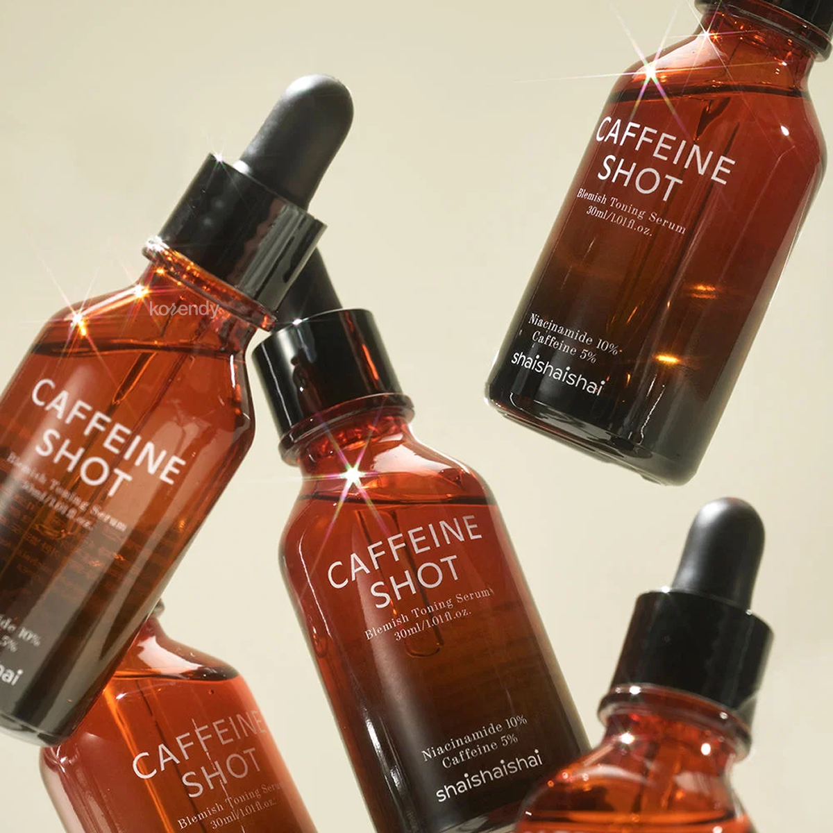 Shaishaishai - Caffeine Shot Vita C Toning Serum (Geniş Gözenek Önleyici Kafein ve Niacinamide İçeren Serum) 30ml (%15-%30 Lansman İndirimi)