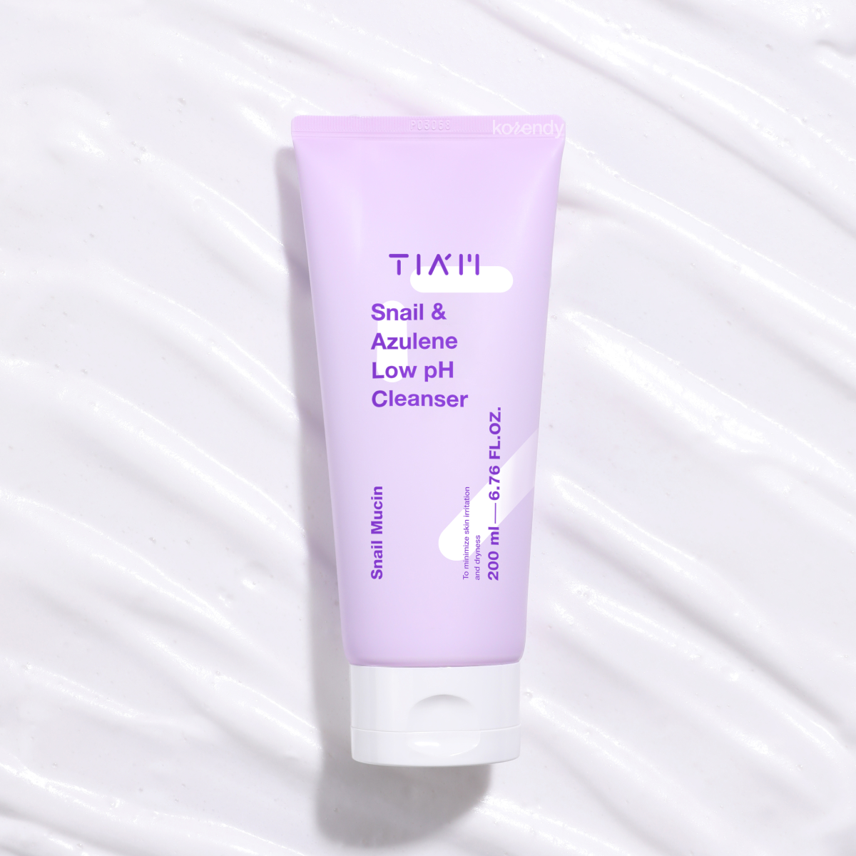Tiam - Snail & Azulene Low pH Cleanser (Bariyer Koruyucu ve Arındırıcı Salyangoz Salgılı Temizleyici) 200ml (%25 Lansman İndirimli)