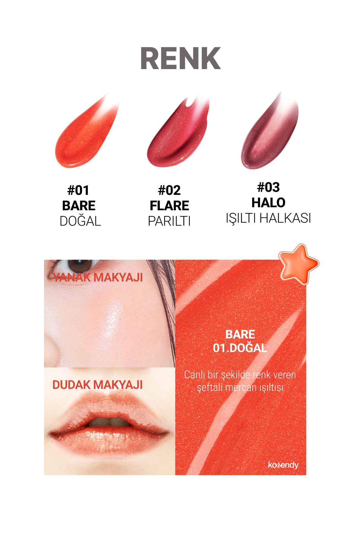 Son & Park - Sparkle Balm (Işıltılı Dokulu Çok Amaçlı Dudak ve Yanak Makyajı Balmı) 4g