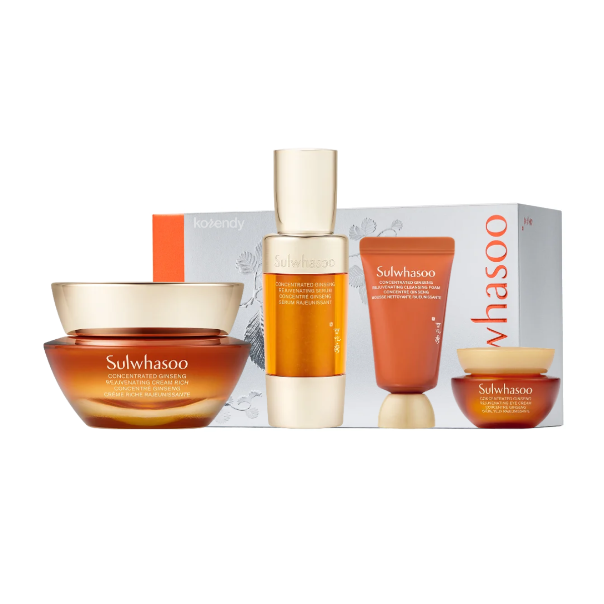 Sulwhasoo - Concentrated Ginseng Rejuvenating Cream Rich Set (Yoğun Besleyici Ginseng ve Peptitli Bakım Seti) (%15-%30 Lansman İndirimi)