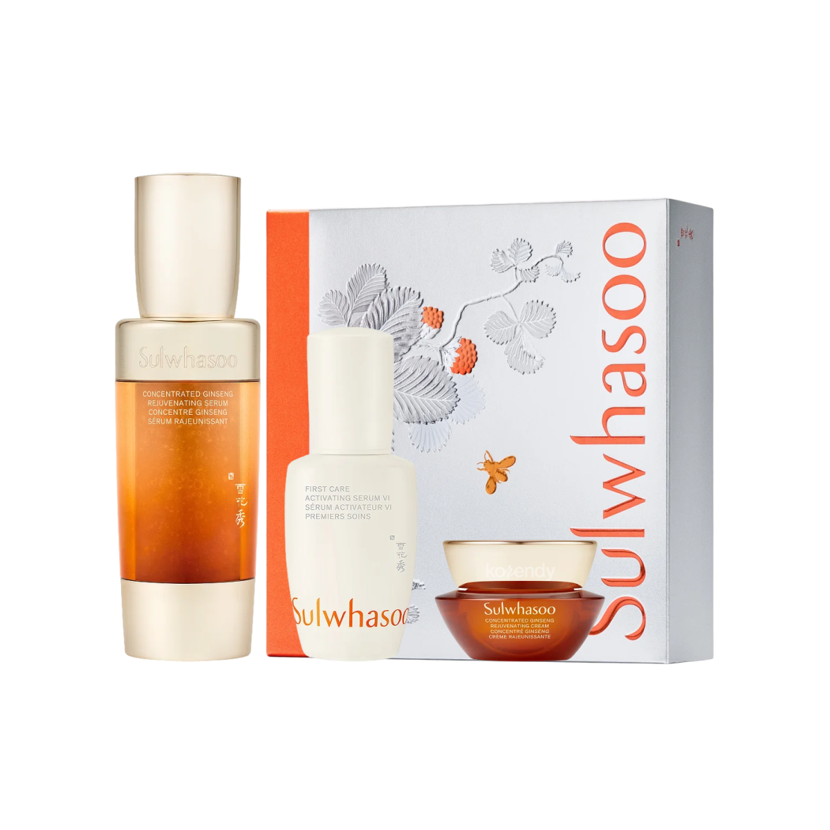 Sulwhasoo - Concentrated Ginseng Rejuvenating Serum Set (Elastikiyet Koruyucu Ginseng Serum Seti) (%15-%30 Lansman İndirimi)