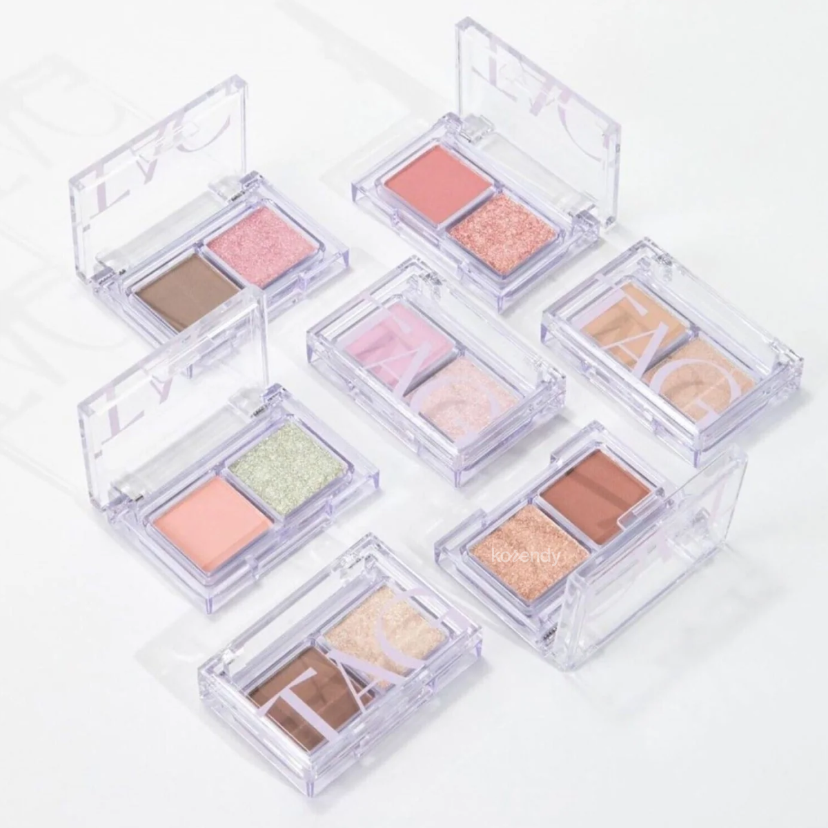 TAG - Gleam On Eye Palette (İpeksi Mat ve Kristal Işıltılı İkili Göz Paleti) 1.4g (%15-%30 Lansman İndirimi)