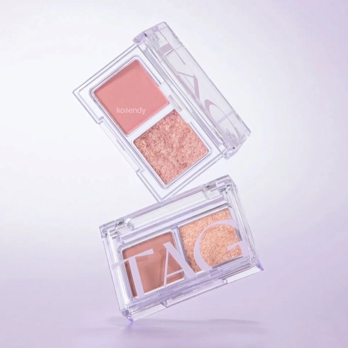 TAG - Gleam On Eye Palette (İpeksi Mat ve Kristal Işıltılı İkili Göz Paleti) 1.4g (%15-%30 Lansman İndirimi)