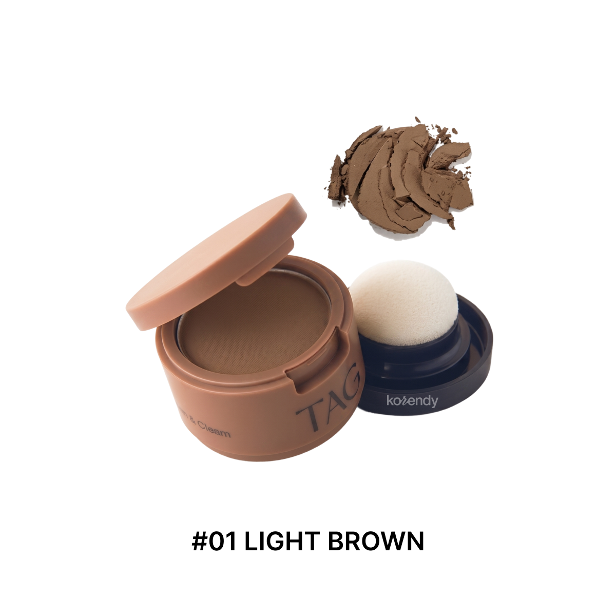 TAG - Hair Contour Cushion (Saç Çizgisini Belirginleştiren ve Seyreklik Görünümünü Önleyen Saç Kontür Pudrası) 3.6g (%15-%30 Lansman İndirimi)