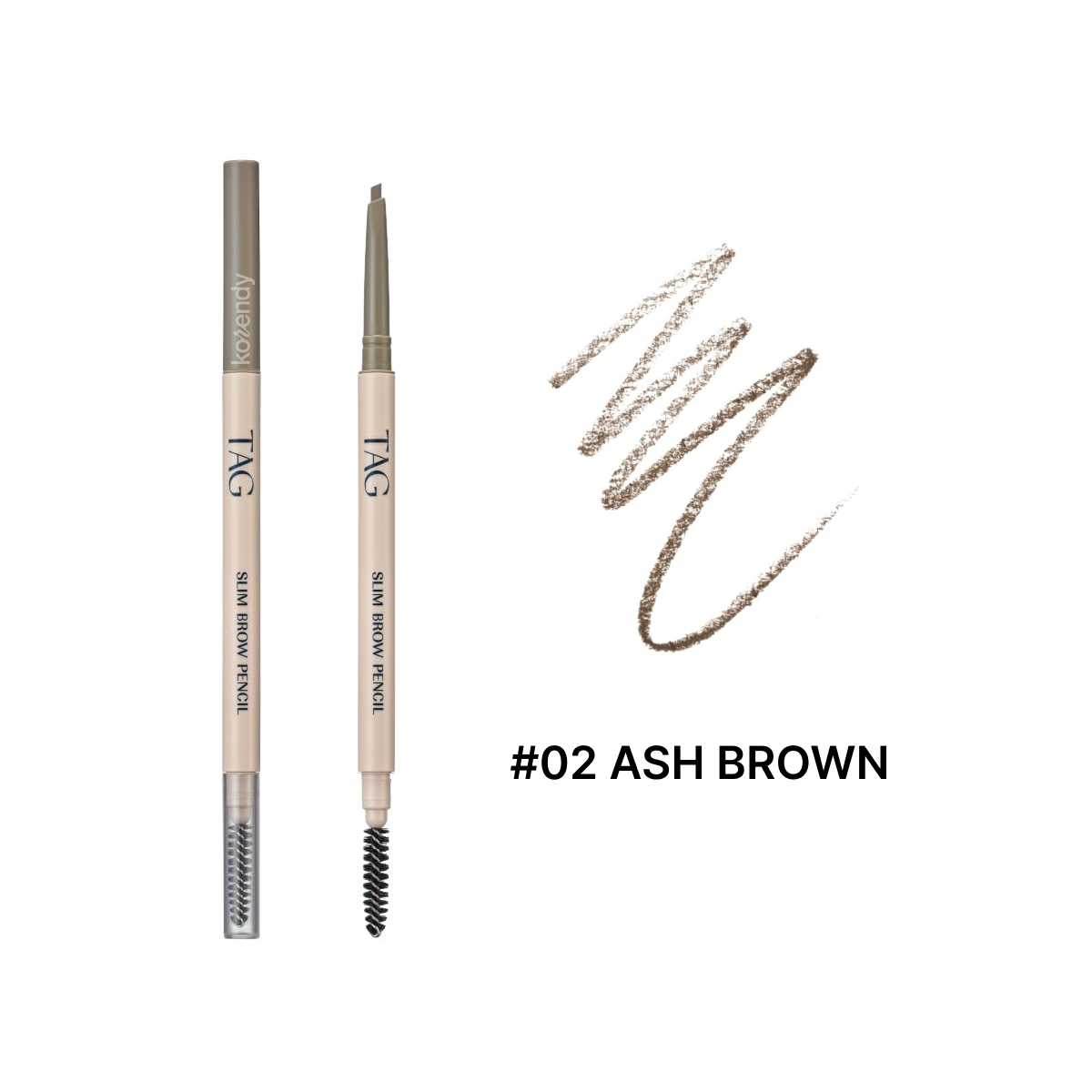 TAG - Slim Brow Pencil (2mm Ultra İnce Uçlu ve Üçgen Formlu Kaş Kalemi) 0.06g (%15-%30 Lansman İndirimi)