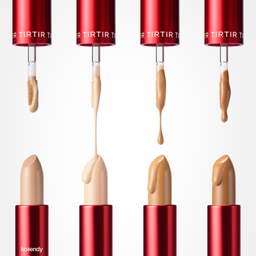 TIRTIR - Glide & Hide Blurring Concealer (Gözenek Blurlayıcı ve Koyu Leke Örtücü Doğal Bitişli Çift Taraflı Kapatıcı) 8g