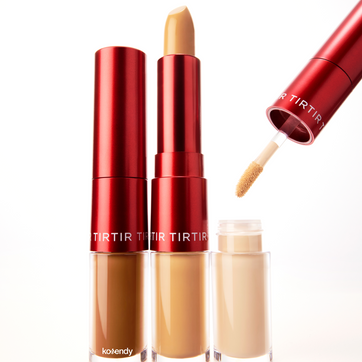 TIRTIR - Glide & Hide Blurring Concealer (Gözenek Blurlayıcı ve Koyu Leke Örtücü Doğal Bitişli Çift Taraflı Kapatıcı) 8g
