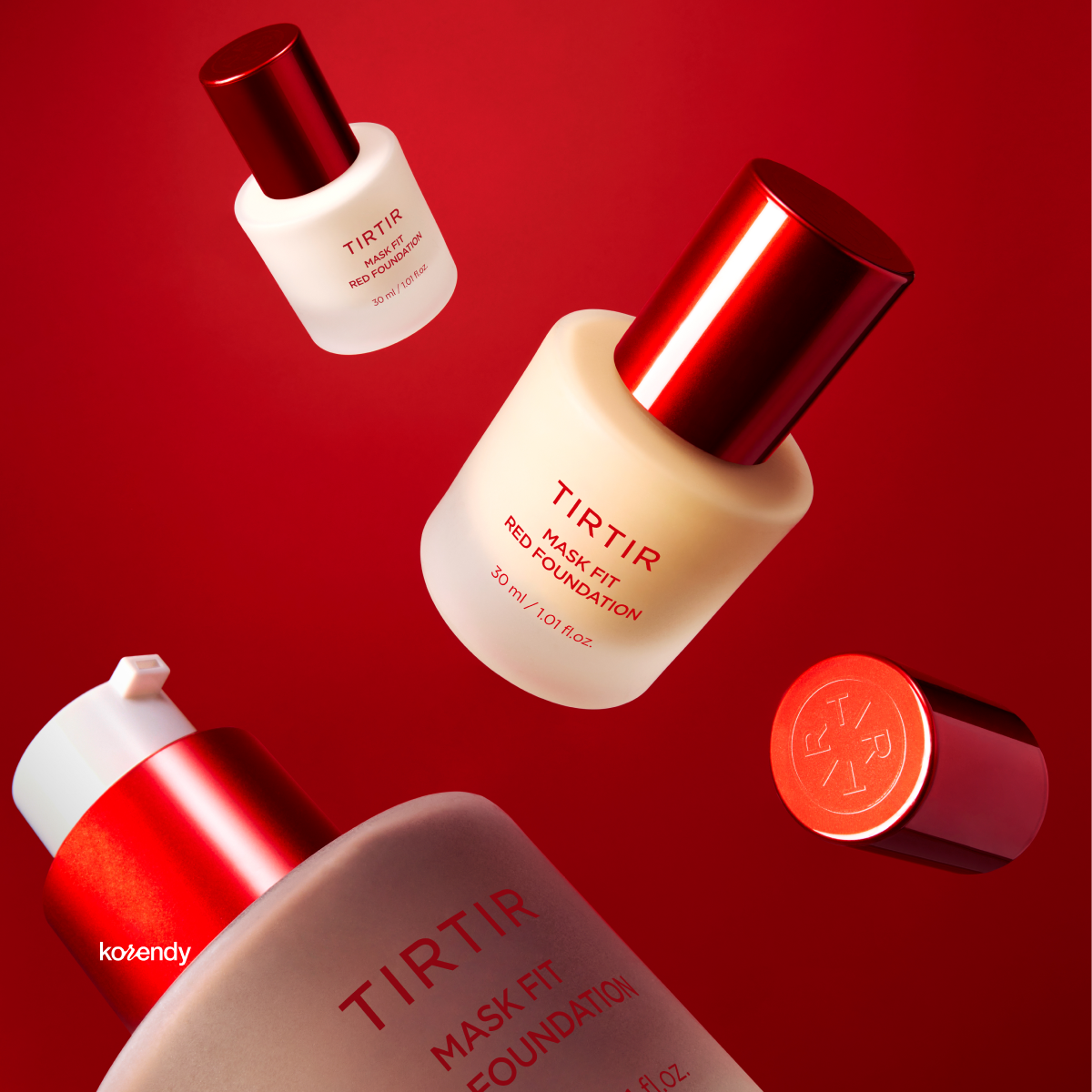 TIRTIR - Mask Fit Red Foundation (Gözenek ve Leke Örtücü Doğal Mat ve Saten Parlak Bitişli Fondöten) 30ml (%40 İndirimli)
