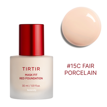TIRTIR - Mask Fit Red Foundation (Gözenek ve Leke Örtücü Doğal Mat ve Saten Parlak Bitişli Fondöten) 30ml (%40 İndirimli)