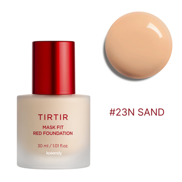TIRTIR - Mask Fit Red Foundation (Gözenek ve Leke Örtücü Doğal Mat ve Saten Parlak Bitişli Fondöten) 30ml (%40 İndirimli)