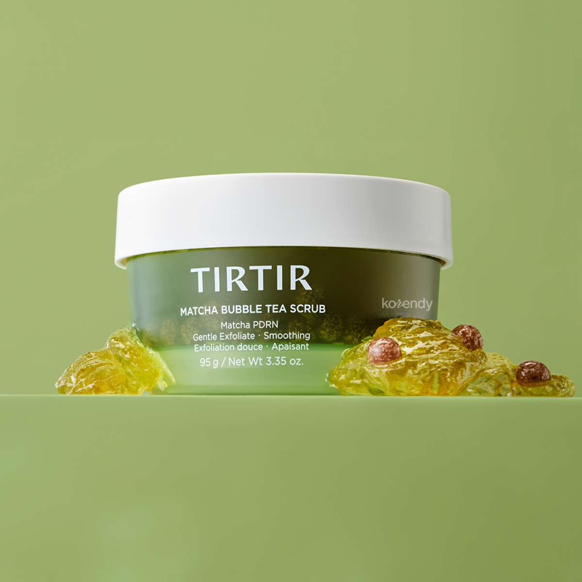 TIRTIR - Matcha Bubble Tea Scrub (Peeling Etkili Arındırıcı Matcha PDRN İçerikli Scrub) 95g (%15-%30 Lansman İndirimi)