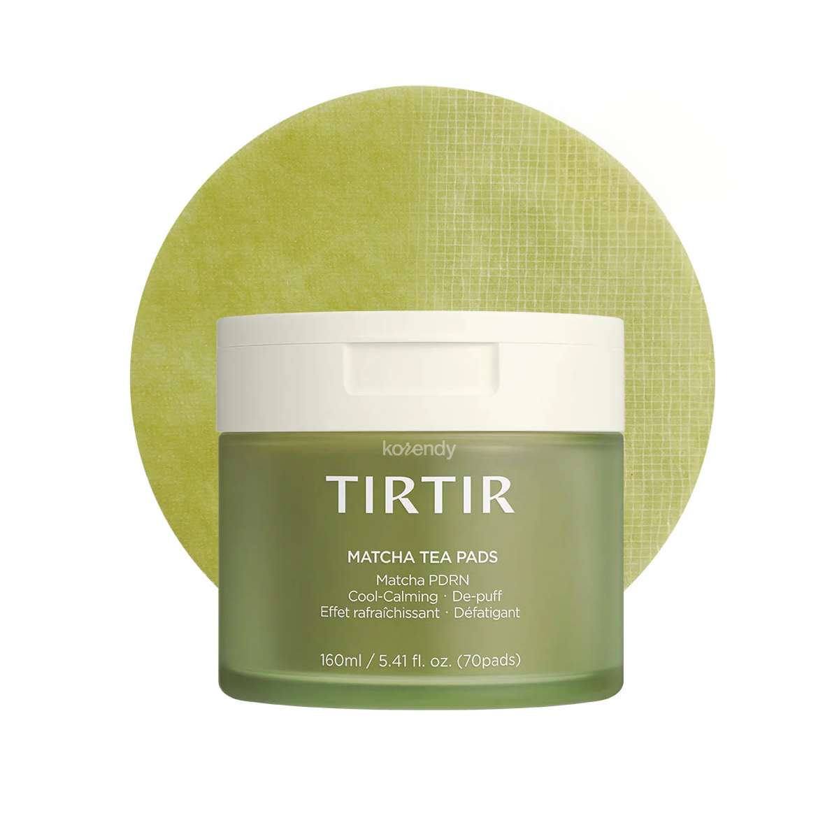 TIRTIR - Matcha Tea Pads (Kuruluk Kaynaklı Kızarıklık Giderici Matcha PDRN İçerikli Tonik Ped) 160ml (%15-%30 Lansman İndirimi)