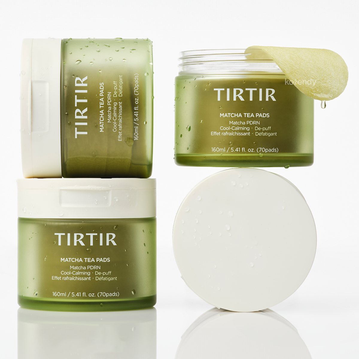 TIRTIR - Matcha Tea Pads (Kuruluk Kaynaklı Kızarıklık Giderici Matcha PDRN İçerikli Tonik Ped) 160ml (%15-%30 Lansman İndirimi)