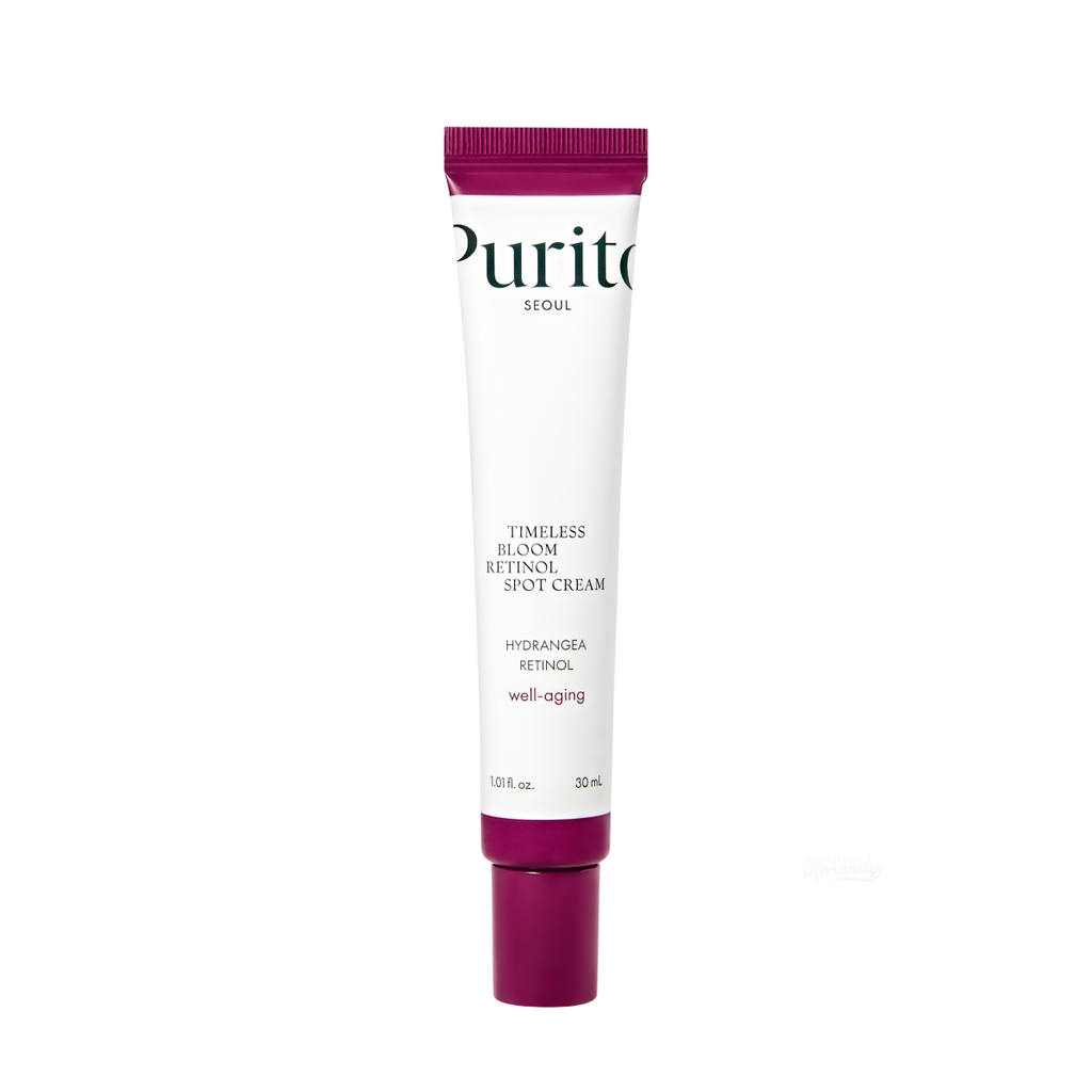 Purito - Timeless Bloom Retinol Cream (Kırışıklık ve Gözenek Karşıtı Dolgunluk Koruyucu Retinollü Krem) 30ml