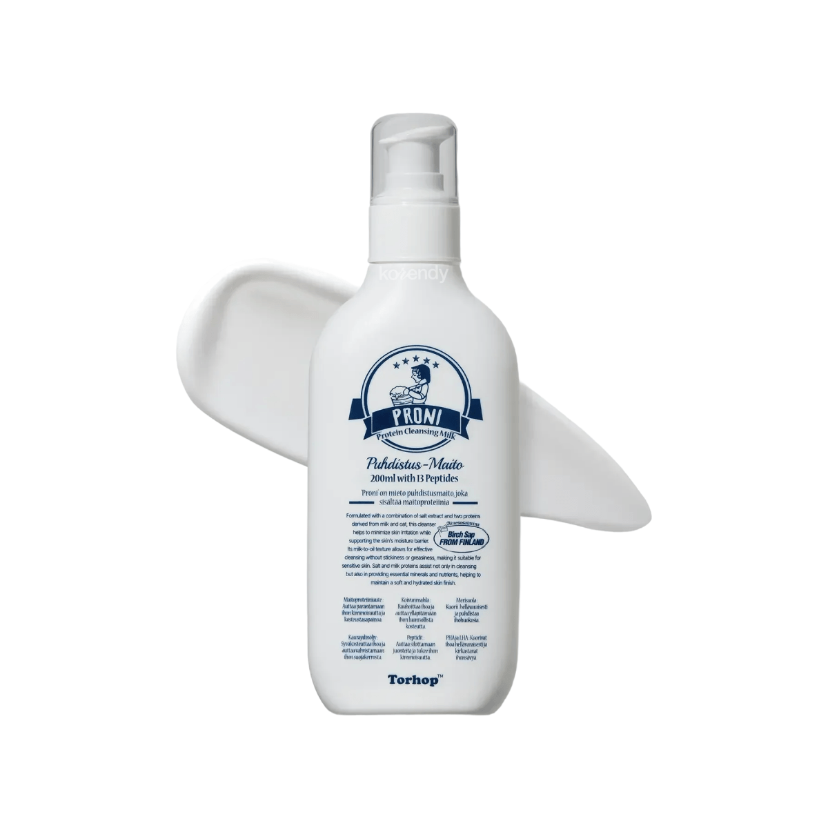 Torhop - Proni Salt Peptide Cleansing Milk Oil (Makyaj ve Güneş Kremi Arındırıcı Süt Proteini ve 13 Peptitli Temizleme Sütü) 200ml (%15-%30 Lansman İndirimi)