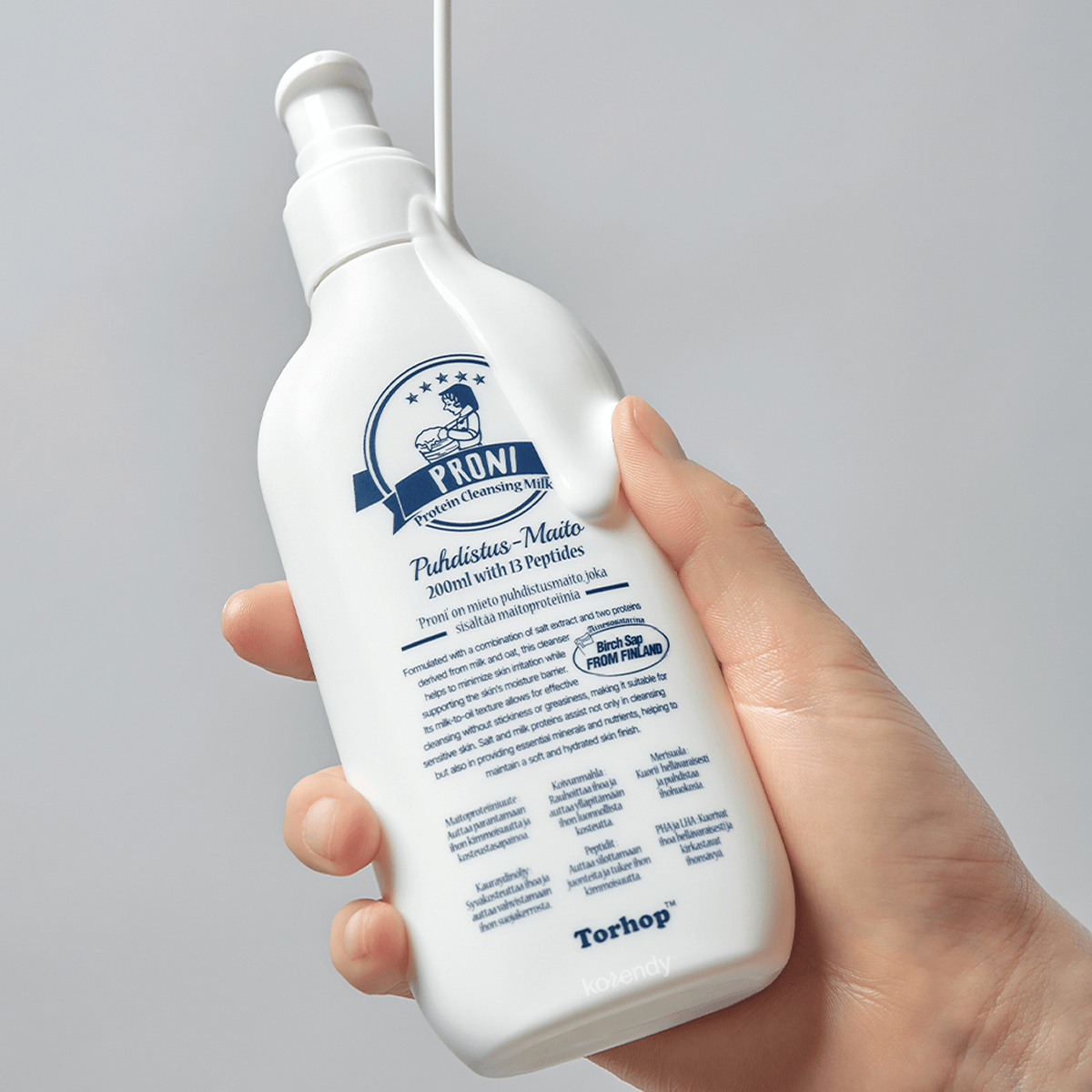 Torhop - Proni Salt Peptide Cleansing Milk Oil (Makyaj ve Güneş Kremi Arındırıcı Süt Proteini ve 13 Peptitli Temizleme Sütü) 200ml (%15-%30 Lansman İndirimi)