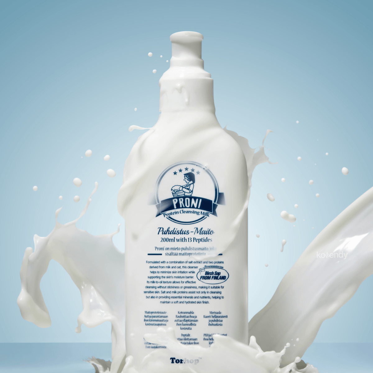 Torhop - Proni Salt Peptide Cleansing Milk Oil (Makyaj ve Güneş Kremi Arındırıcı Süt Proteini ve 13 Peptitli Temizleme Sütü) 200ml (%15-%30 Lansman İndirimi)