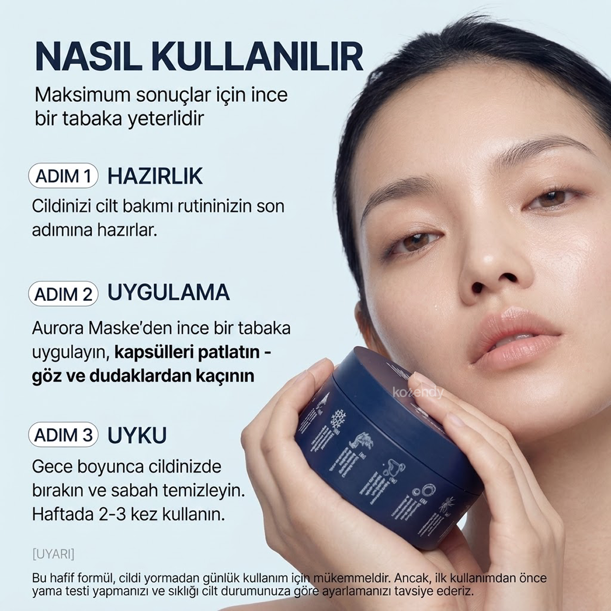 Torhop - Finlande Aurora Night Glow Mask  (Parlatıcı ve Besleyici Aurora Kapsüllü Gece Maskesi) 60g (%15-%30 Lansman İndirimi)
