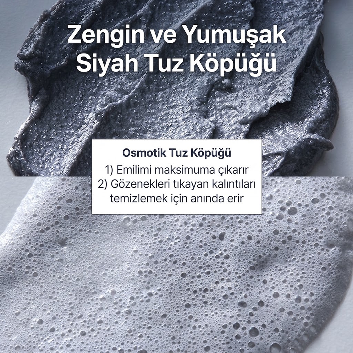 Torhop - Kaamos Black Salt Foaming Cleanser  (Arındırıcı ve Sebum Dengeleyici Siyah Tuz ve Kömür Tozlu Köpük Temizleyici) 130g (%15-%30 Lansman İndirimi)