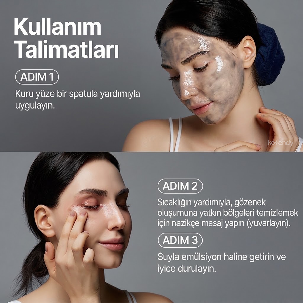 Torhop - Kaamos Black Salt Warm Steam Cleansing Gel Balm (Termal Etkili Siyah Tuz ve Kömürlü Temizleme Jel Balmı) 100g (%15-%30 Lansman İndirimi)
