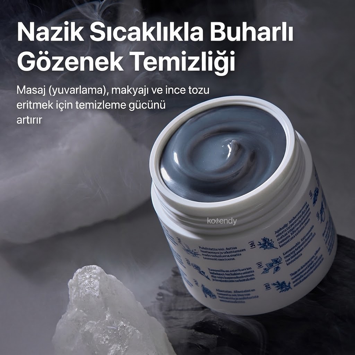Torhop - Kaamos Black Salt Warm Steam Cleansing Gel Balm (Termal Etkili Siyah Tuz ve Kömürlü Temizleme Jel Balmı) 100g (%15-%30 Lansman İndirimi)