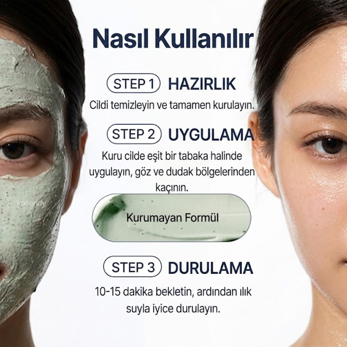 Torhop - Loyly Green-mud Collagen Mask (Gözenek Arındırıcı ve Elastikiyet Koruyucu Vegan Kolajenli Krem Kil Maskesi) (%15-%30 Lansman İndirimi)