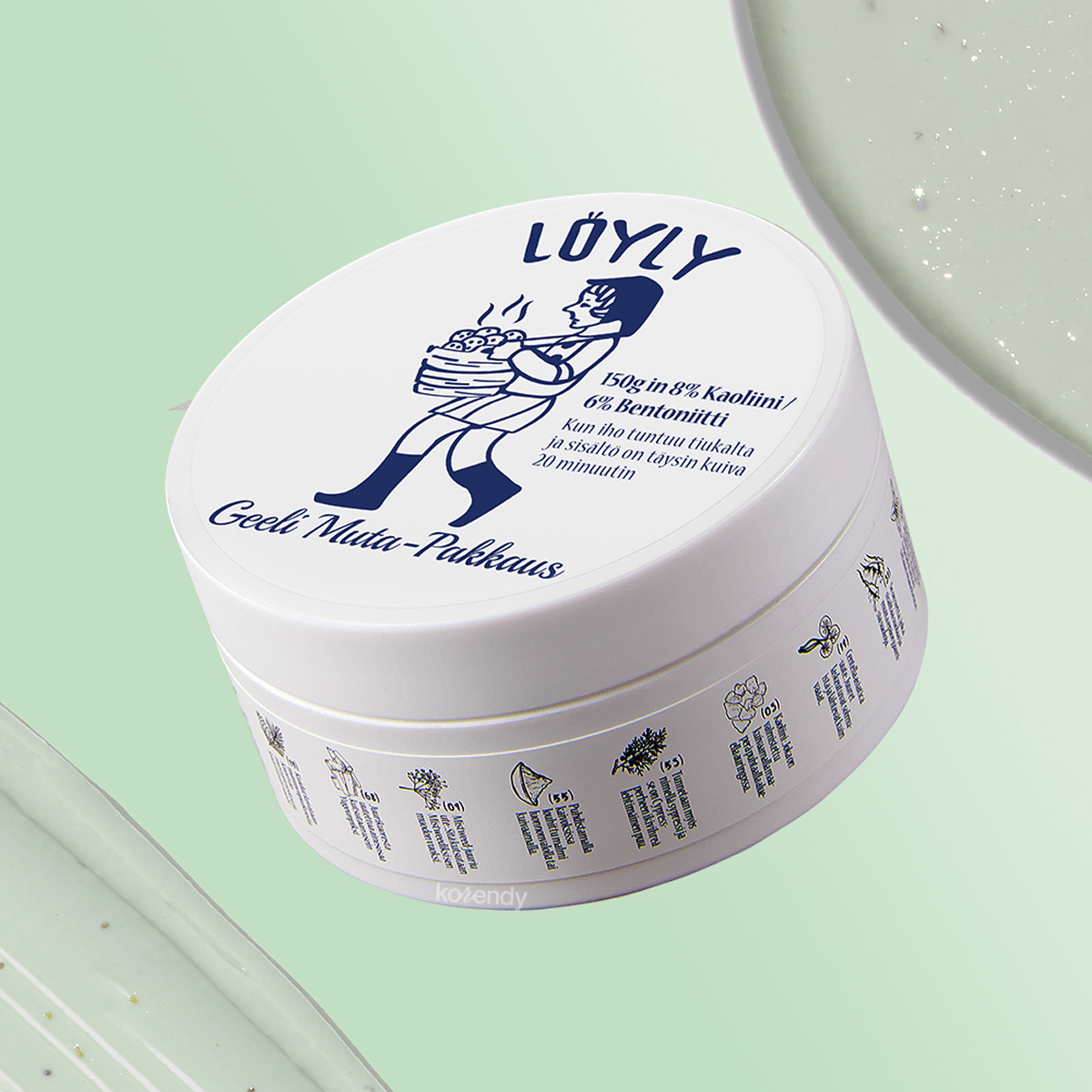 Torhop - Loyly Green-mud Collagen Mask (Gözenek Arındırıcı ve Elastikiyet Koruyucu Vegan Kolajenli Krem Kil Maskesi) (%15-%30 Lansman İndirimi)