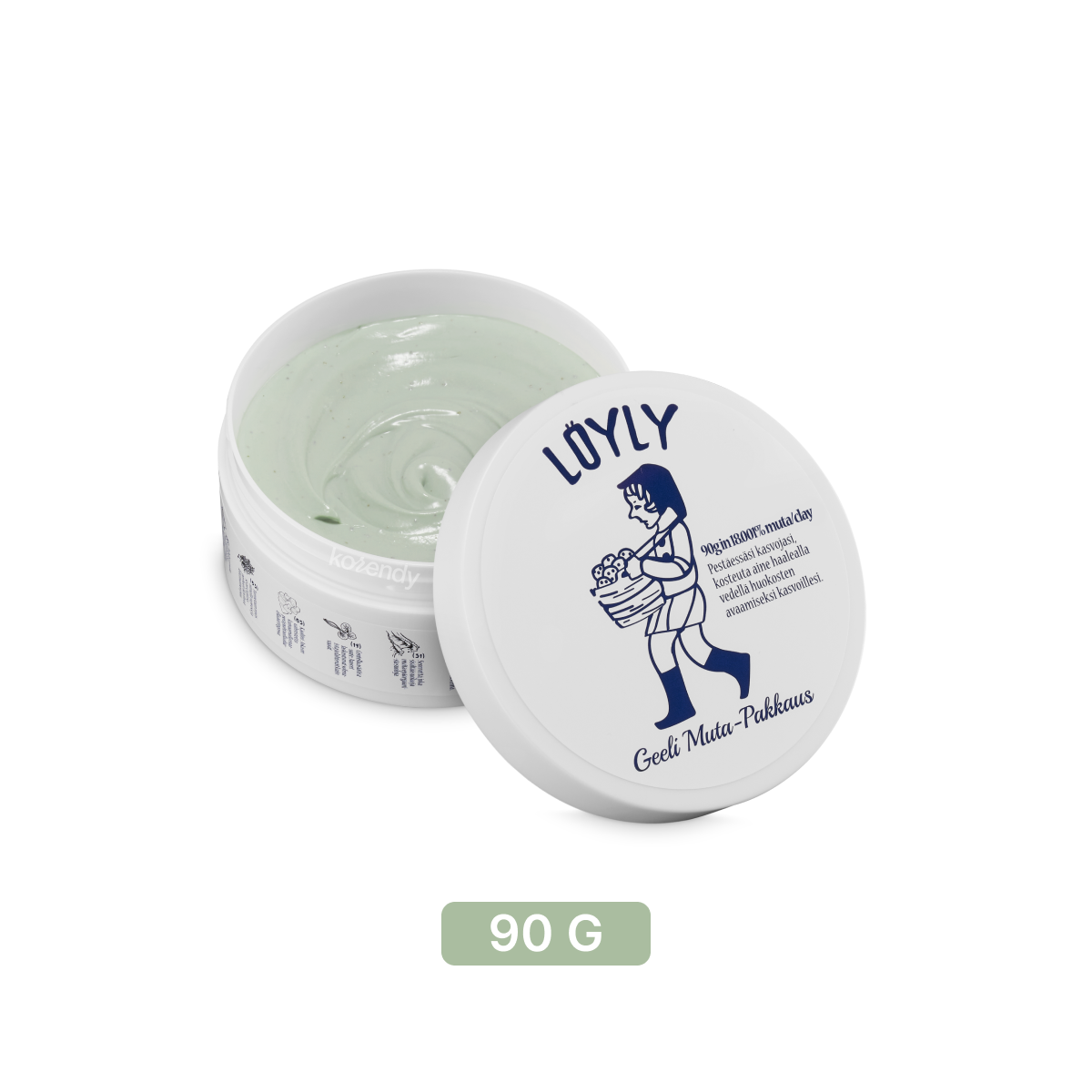Torhop - Loyly Green-mud Collagen Mask (Gözenek Arındırıcı ve Elastikiyet Koruyucu Vegan Kolajenli Krem Kil Maskesi) (%15-%30 Lansman İndirimi)