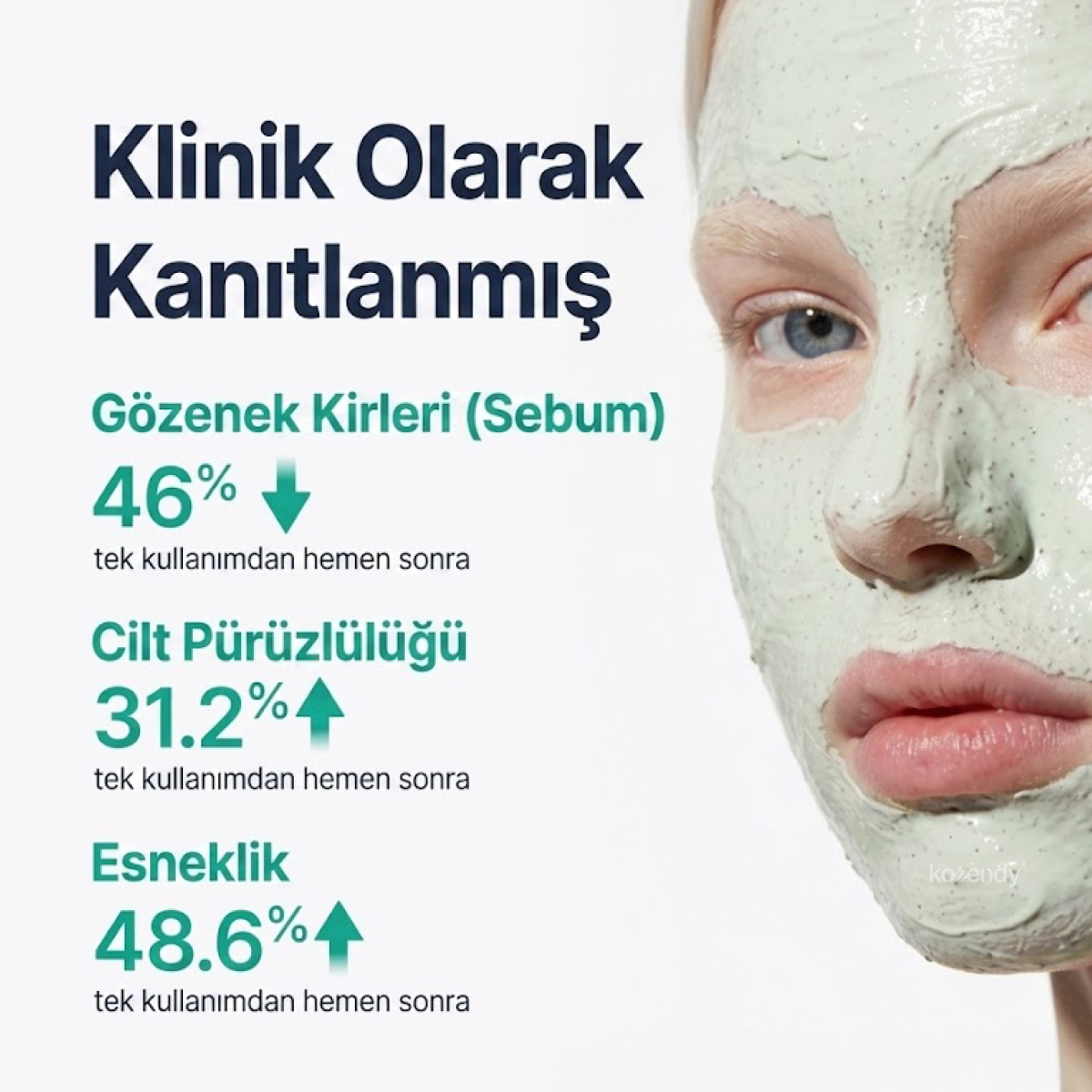 Torhop - Loyly Green-mud Collagen Mask (Gözenek Arındırıcı ve Elastikiyet Koruyucu Vegan Kolajenli Krem Kil Maskesi) (%15-%30 Lansman İndirimi)