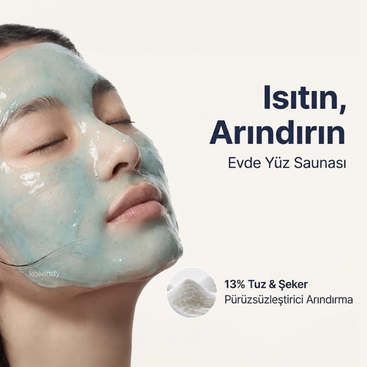 Torhop - Saunan Heating Salt Mask (Gözenek ve Fazla Sebum Karşıtı Isınan Finlandiya Saunası Etkili Maske) (%15-%30 Lansman İndirimi)