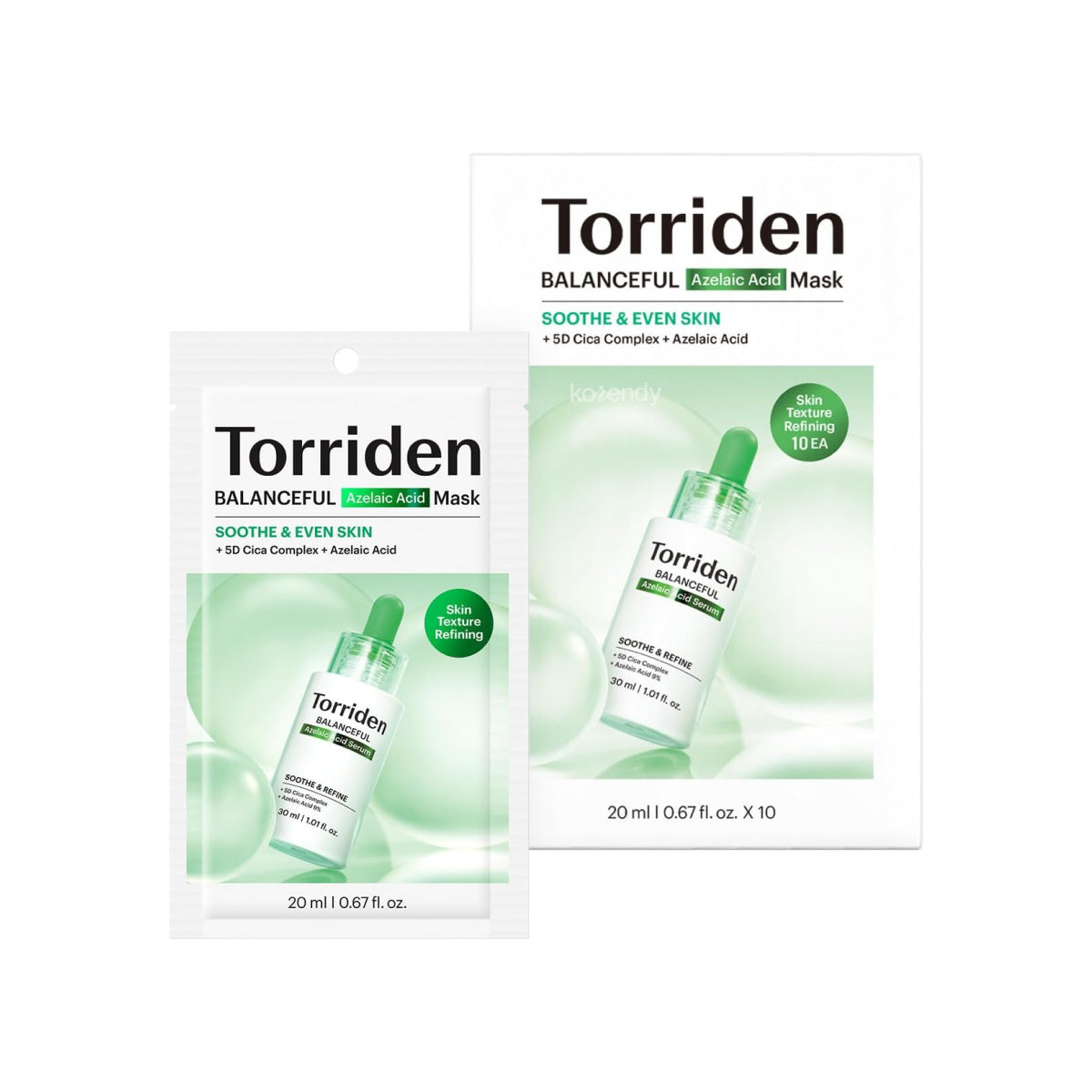 Torriden BALANCEFUL Azelaic Acid Mask (20 ml x 10) – Korendy