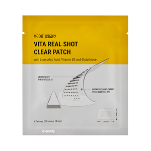 Meditherapy - Vita Real Shot Clear Patch (6 Parça) (Koyu Leke Önleyici Parlatıcı Mikro Spiküllü Saf C Vitamini Bantı) (%25 Lansman İndirimi)