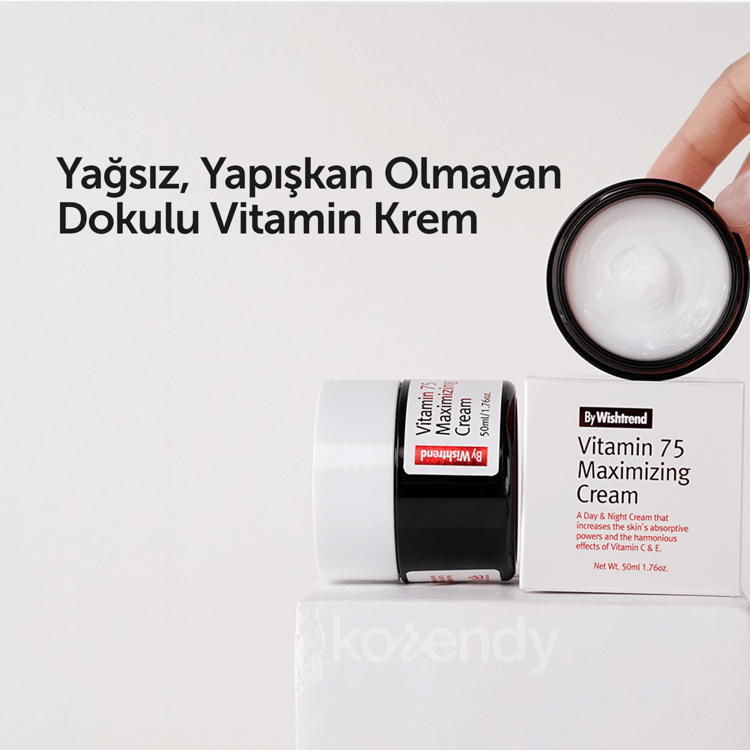 By Wishtrend - Vitamin 75 Maximizing Cream (C ve E Vitaminli Parlatıcı Krem) 50ml (%30 İndirimli)