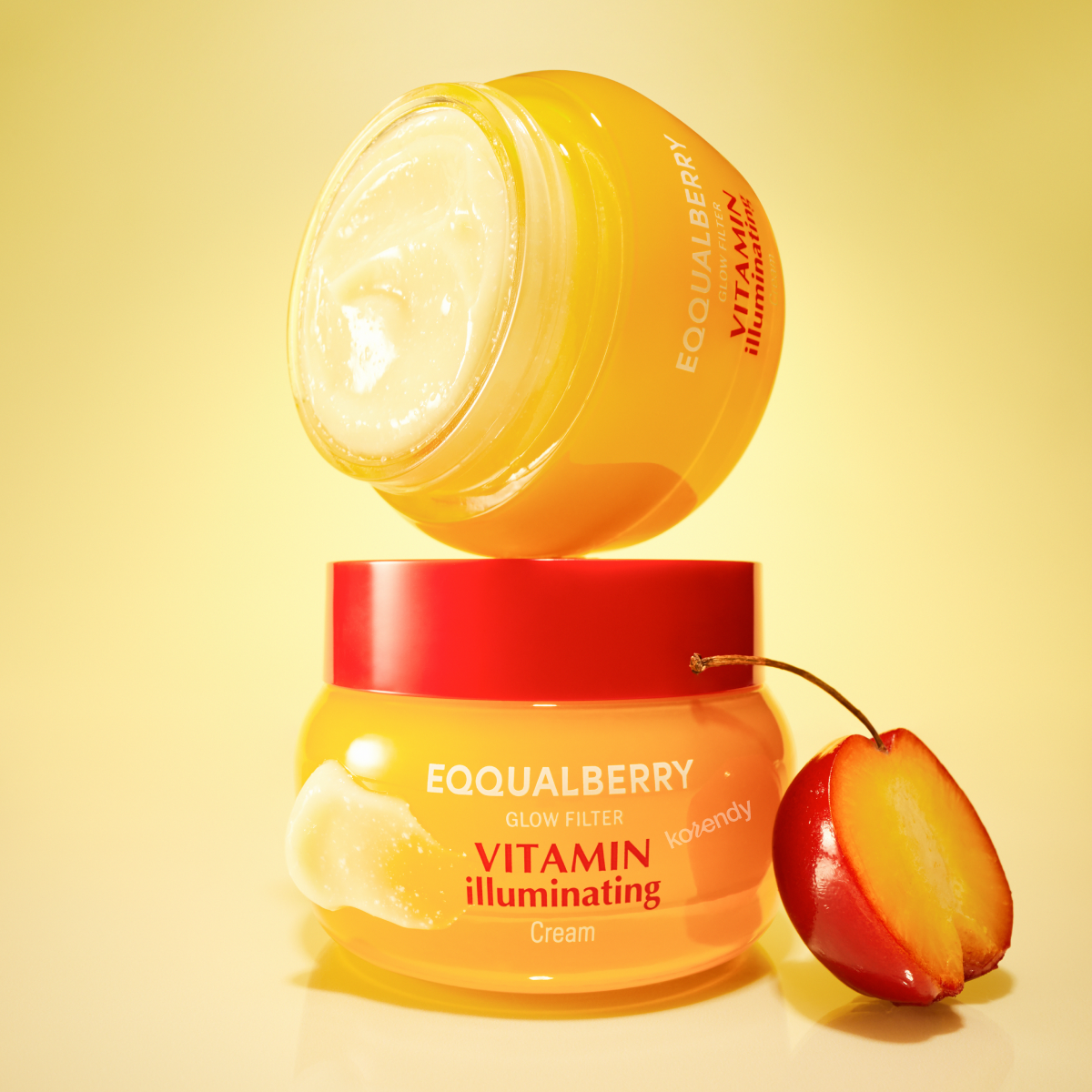 Eqqualberry - Vitamin Illuminating Cream (Parlatıcı ve Leke Önleyici %5 Niacinamide ve Seramid Kapsüllü Krem) 50ml (Sepette %15 ~ %30 Lansman İndirimli)