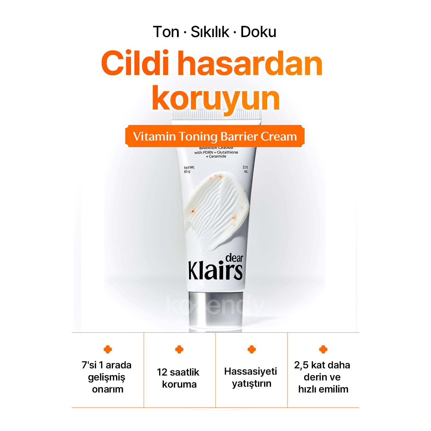 Klairs Vitamin Toning Barrier Cream – Korendy