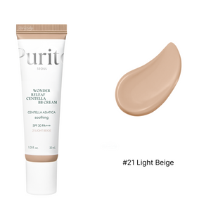 Purito - Wonder Releaf Centella BB Cream SPF30 PA+++ (Yüksek Örtücü Besleyici Centella Özlü BB Krem) 30ml