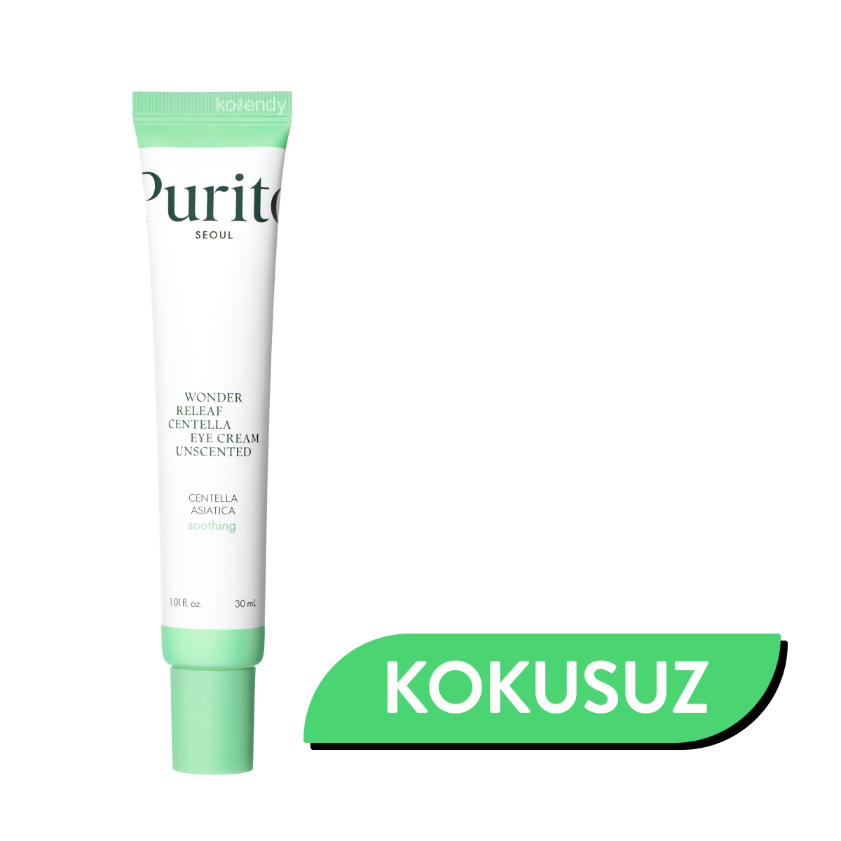 Purito - Wonder Releaf Centella Eye Cream (Şişlik Karşıtı Elastikiyet Koruyucu Centella ve Peptitli Göz Kremi) 30ml