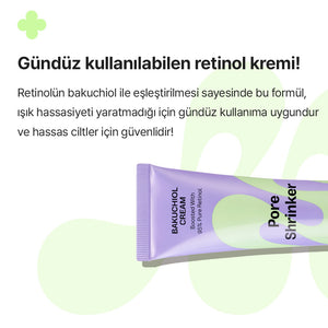 Mamonde - Pore Shrinker Bakuchiol Cream (Geniş Gözenek ve İnce Çizgi Önleyici Bakuchiol İçeren Krem) 60ml (%20 Lansman İndirimli)