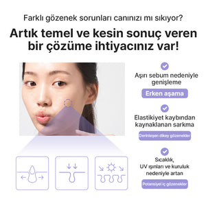 Mamonde - Pore Shrinker Bakuchiol Cream (Geniş Gözenek ve İnce Çizgi Önleyici Bakuchiol İçeren Krem) 60ml (%20 Lansman İndirimli)