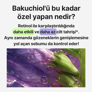 Mamonde - Pore Shrinker Bakuchiol Serum (Geniş Gözenek Önleyici ve Esneklik Koruyucu 300 Milyon Retinollü Serum) 50ml (%20 Lansman İndirimli)