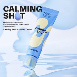 Mamonde - Calming Shot Azulene Cream (Isı Düşürücü ve Leke Karşıtı Mavi Azulenli Papatya Sulu Krem) 60ml