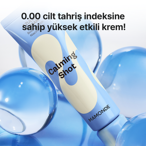 Mamonde - Calming Shot Azulene Cream (Isı Düşürücü ve Leke Karşıtı Mavi Azulenli Papatya Sulu Krem) 60ml
