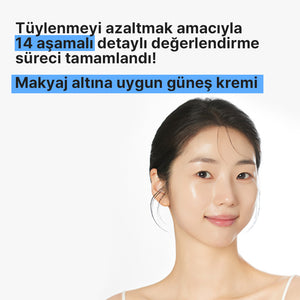 Mamonde - Calming Shot Azulen Sun Cream SPF50+ PA++++ (Stres Önleyici ve Nemlendirici Papatya Özlü ve Azulenli Güneş Kremi) 35ml (%20 Lansman İndirimli)