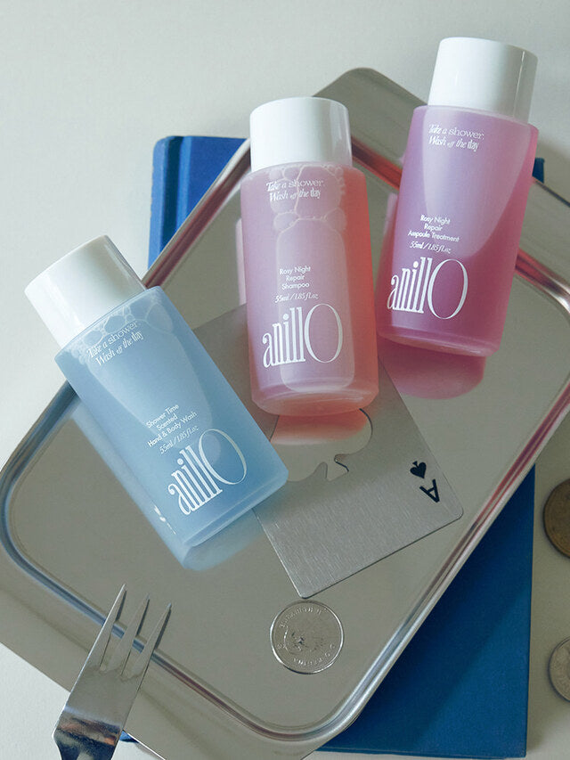 Anillo - Rosy Night & Shower Time Travel Shower Set (3 x 55ml) 