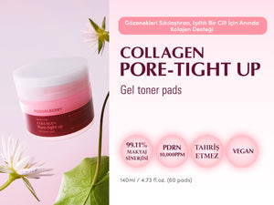 Eqqualberry Collagen Pore Tight Up Gel Toner Pads (60Ea) - Best Price On Stylekorean Arabia Eqqualberry - collagen pore tight up gel toner 60'lı pad (geniş gözenek önleyici ve elastikiyet koruyucu kolajen sulu ve beyaz trüflü jel tonik ped) 140ml
