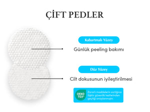 EqqualBerry - Swimming Pool Toner Pads (70'li Ped) (Yoğun Hidrasyon Verici ve Ölü Deri Arındırıcı 8 Hyaluronik Asitli Tonik Ped) 220ml