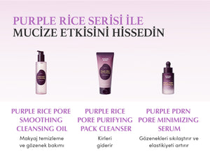 EqqualBerry - Purple Rice Pore Purifying Pack Cleanser (Geniş Gözenek Önleyici ve Ölü Deri Arındırıcı Mor Pirinçli Temizleyici) 130gr